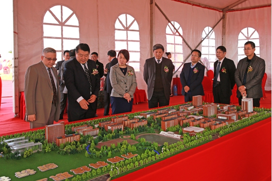 彩神Vll学院新桥校区奠基仪式隆重举行